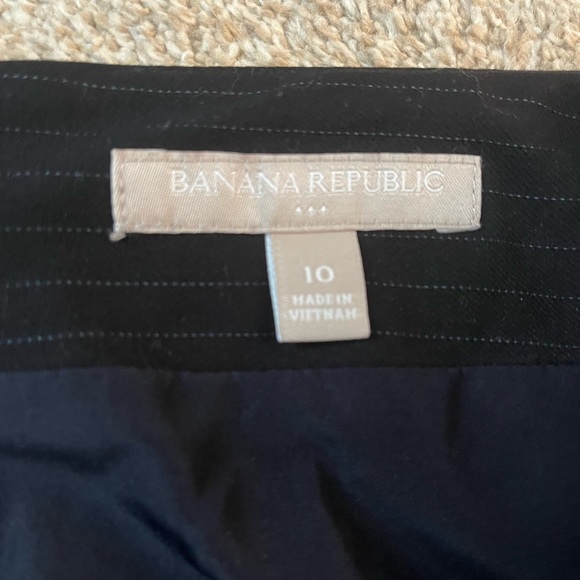 Banana republic pinstripe skirt suit size 10 - Picture 2 of 5